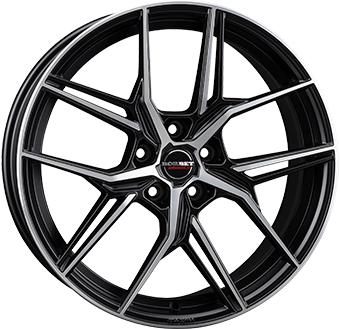 BORBET QX BLACK POL MATT 8.5x20 5/114.3 ET45 CB72.5