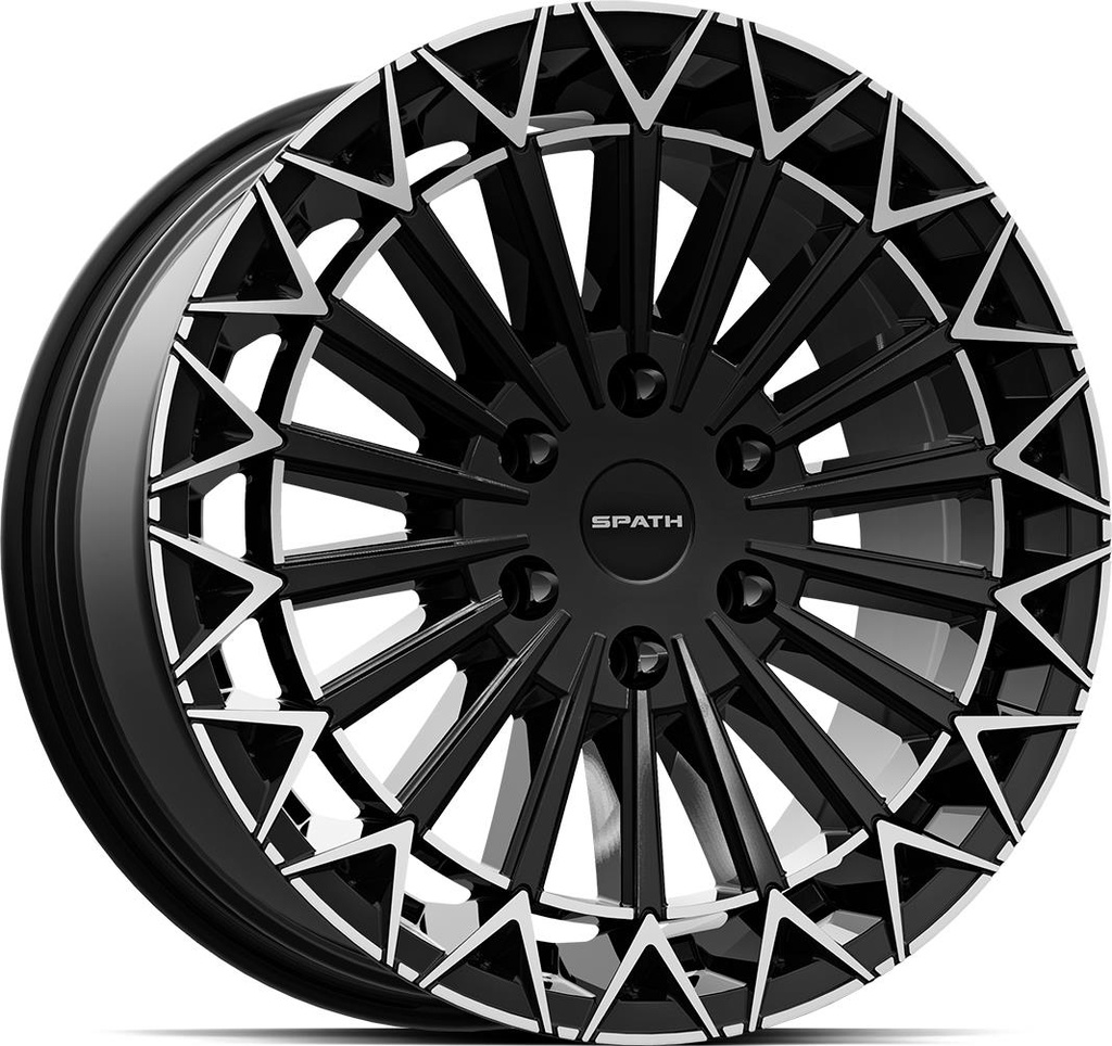 SPATH SP53 H BLACK SPECIAL LIP POL 8x18 6/130 ET50 CB84.1