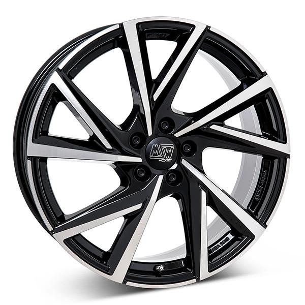 MSW 80 G.BLK/POL | 7X17 5-114,3 E35 C60,06 60 7x17 5/114.3 ET35 CB60.1