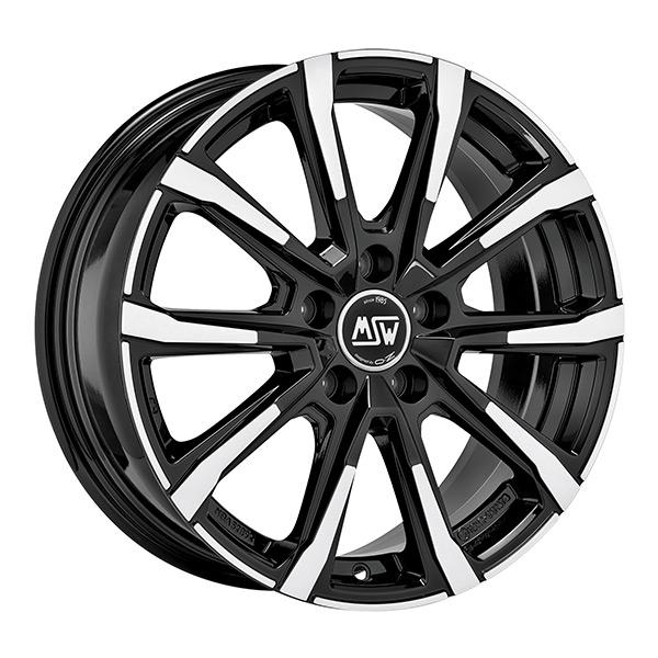 MSW 79 BLK/POL | 6,5X16 5-112 E46 C57,1 R12,8 6.5x16 5/112 ET46 CB57.1