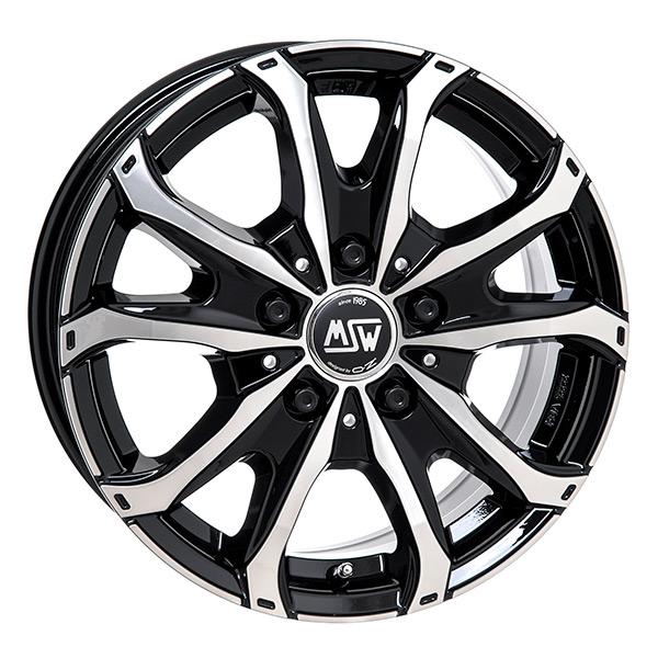 MSW 48 VAN BLK/POL | 7X17 5-130 E68 C78,1 60 7x17 5/130 ET68 CB78.1