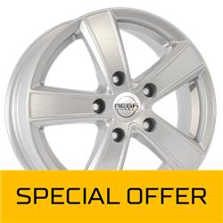 MEGA WHEELS HERCULES 5 SILVER 6.5x16 5/114.3 ET50 CB66.1