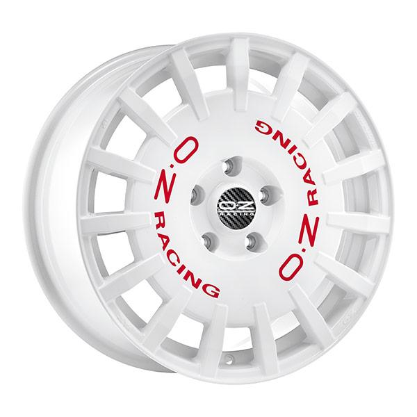 OZ RALLY RACING WHITE | 8X18 5-108 E45 C75,1 8x18 5/108 ET45 CB75.1