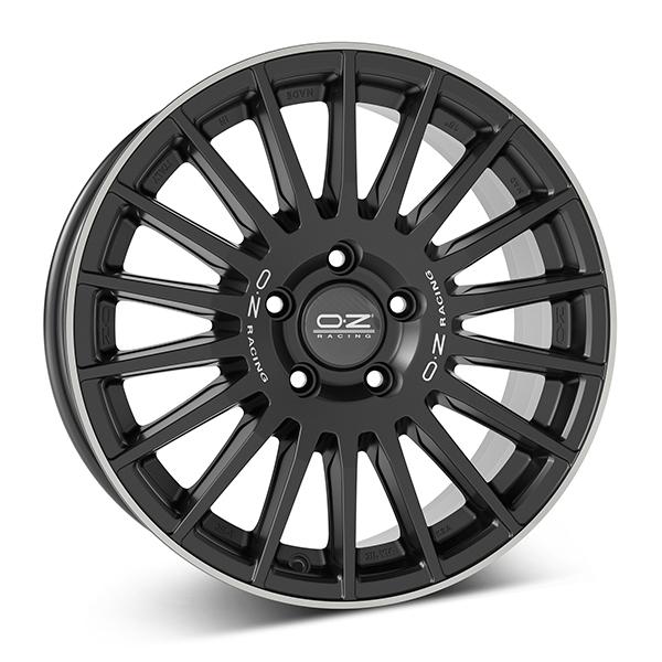 OZ RALLY DESERT M.BLK/POL LIP | 8X18 5-112 E35 C79,10 R14 8x18 5/112 ET35 CB79.1
