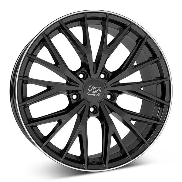 MSW 44 G.BLK/POL LIP | 7,5X20 5-114,3 E35 C73,10 60 7.5x20 5/114.3 ET35 CB73.1