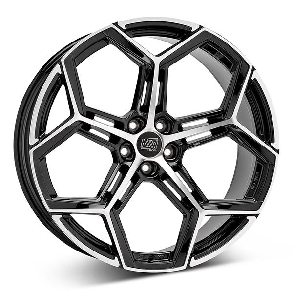 MSW 53 G.BLK/POL | 10,5X21 5-112 E19 C66,60 60 10.5x21 5/112 ET19 CB66.6