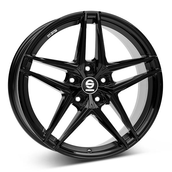 SPARCO RECORD G.BLK | 7,5X17 5-100 E48 C63,40 60 7.5x17 5/100 ET48 CB63.4