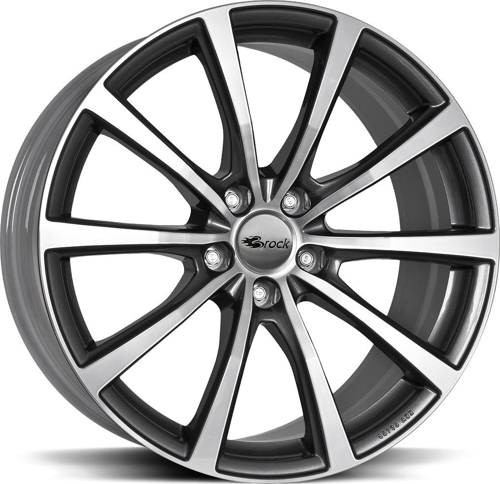 BROCK B32 TITAN FULL POL 7.5x18 5/108 ET50 CB63.4