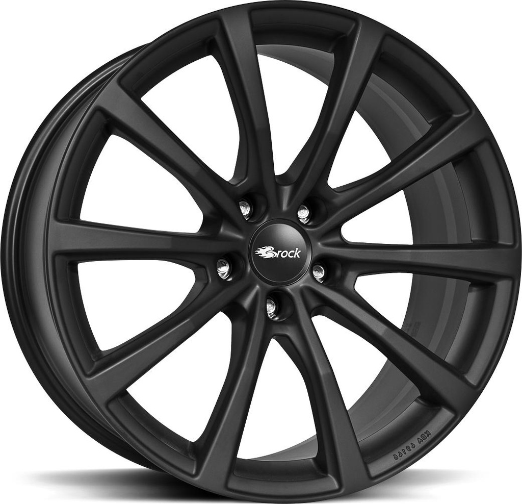 BROCK B32 BLACK MATT 8.5x19 5/112 ET55.2 CB66.6