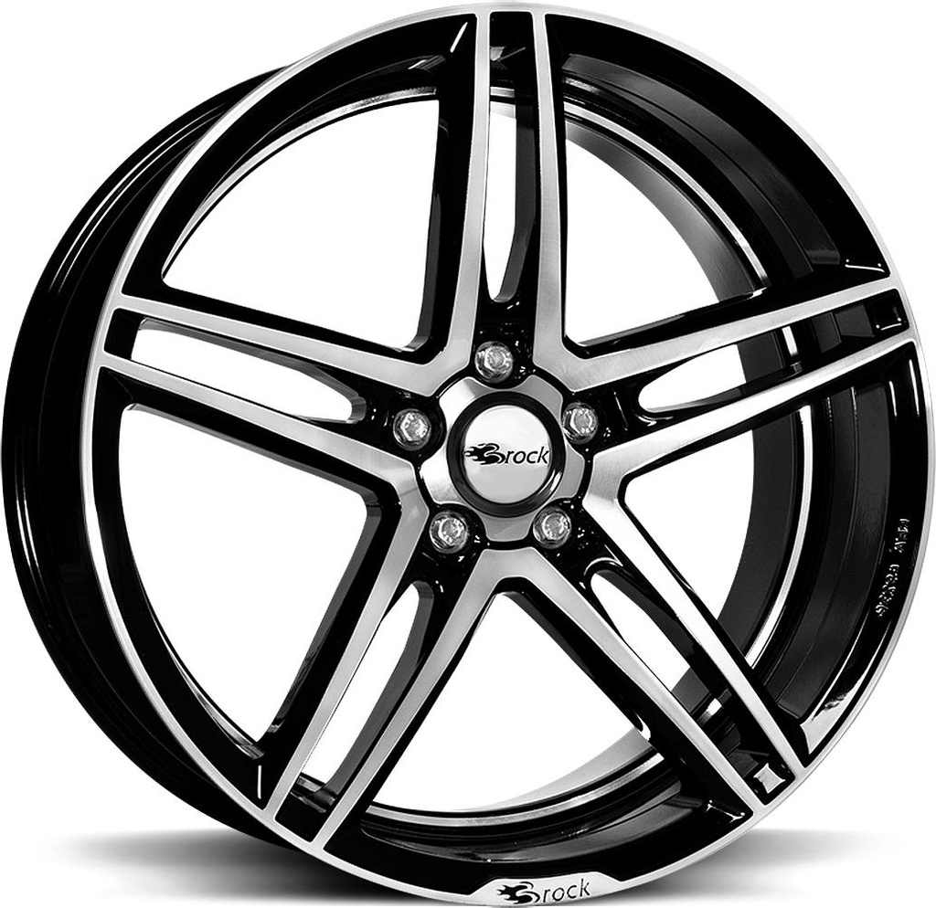 BROCK B33 BLACK FULL POL 8.5x18 5/114.3 ET45 CB72.6