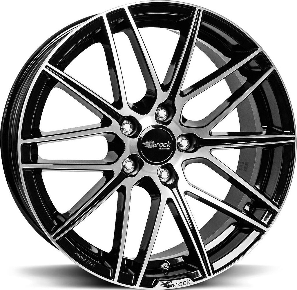 BROCK B34 BLACK FULL POL 8x18 5/115 ET40 CB70.2