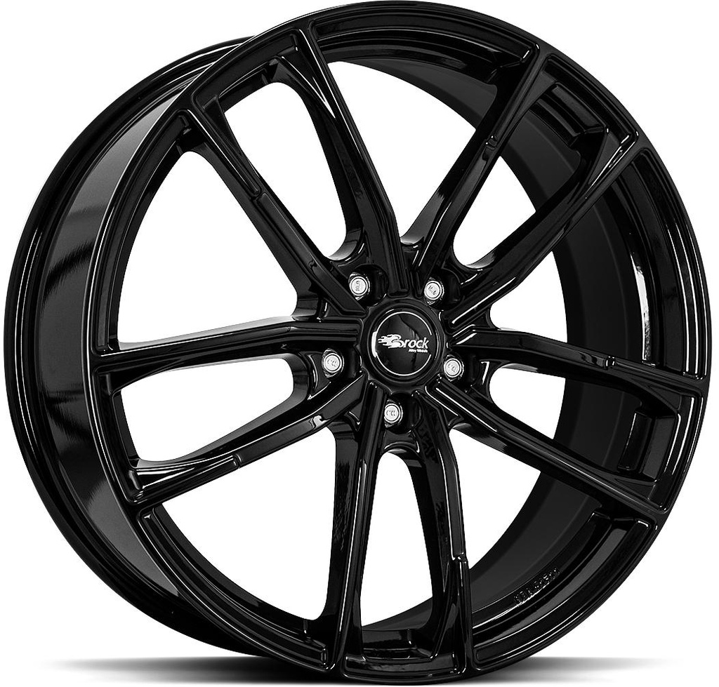 BROCK B38 SHINY BLACK 8x20 5/114.3 ET35 CB72.6