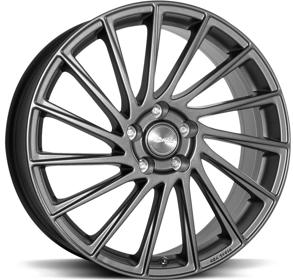 BROCK B39 HIMALAYA GREY MATT 7x17 4/108 ET25 CB65.1