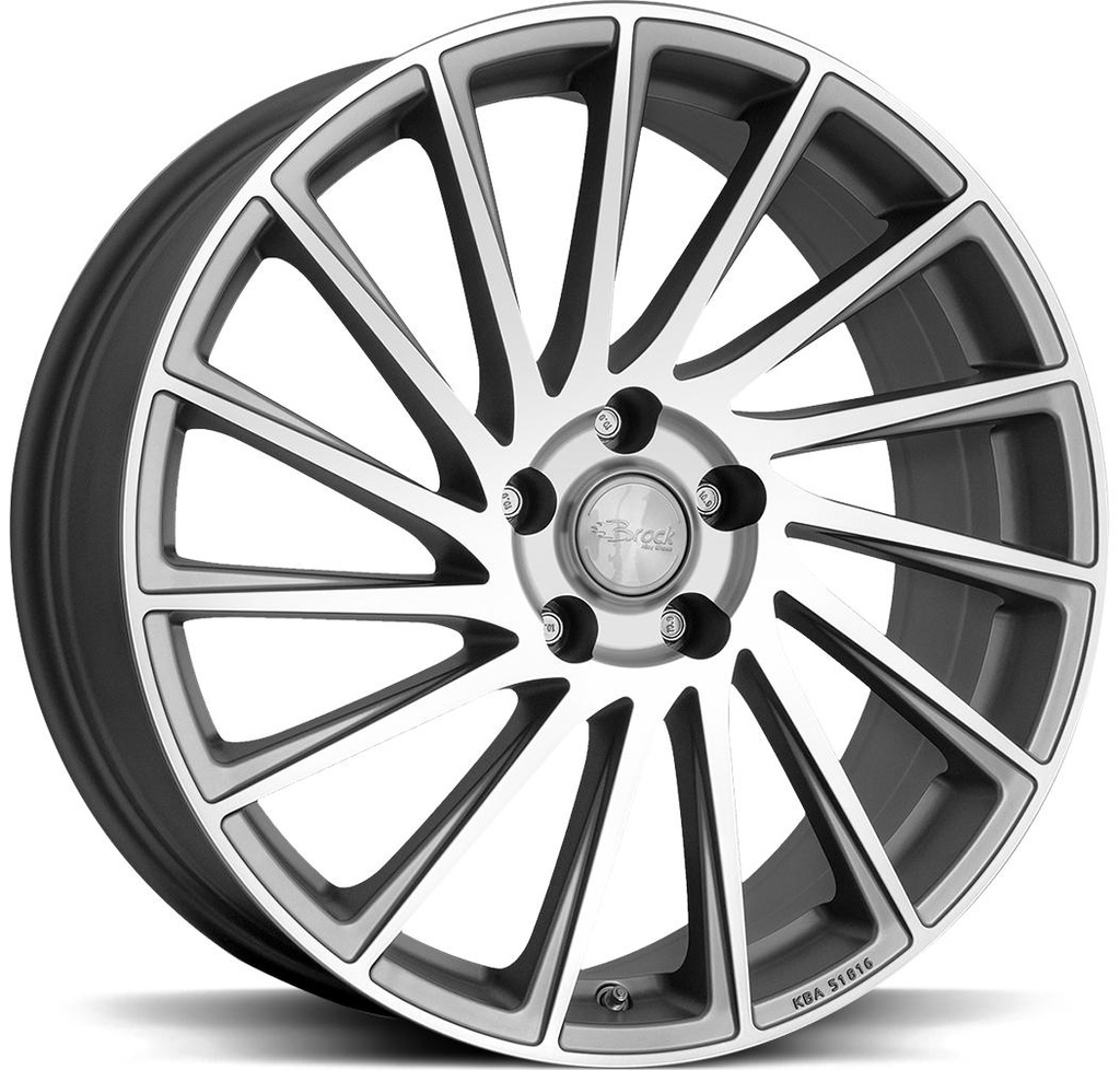BROCK B39 FERRIC GREY POL 7.5x18 5/112 ET51 CB57.1