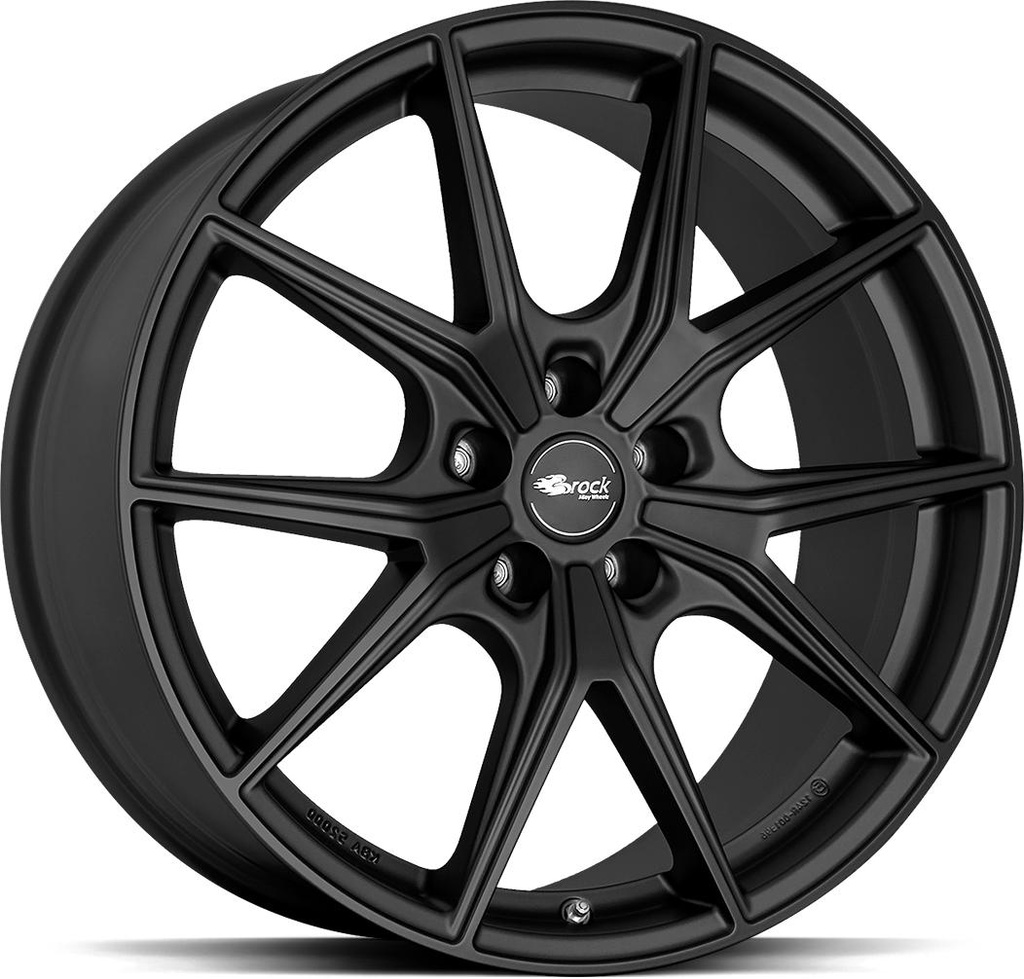 BROCK B40 SATIN BLACK MATT 9x19 5/112 ET44 CB66.7