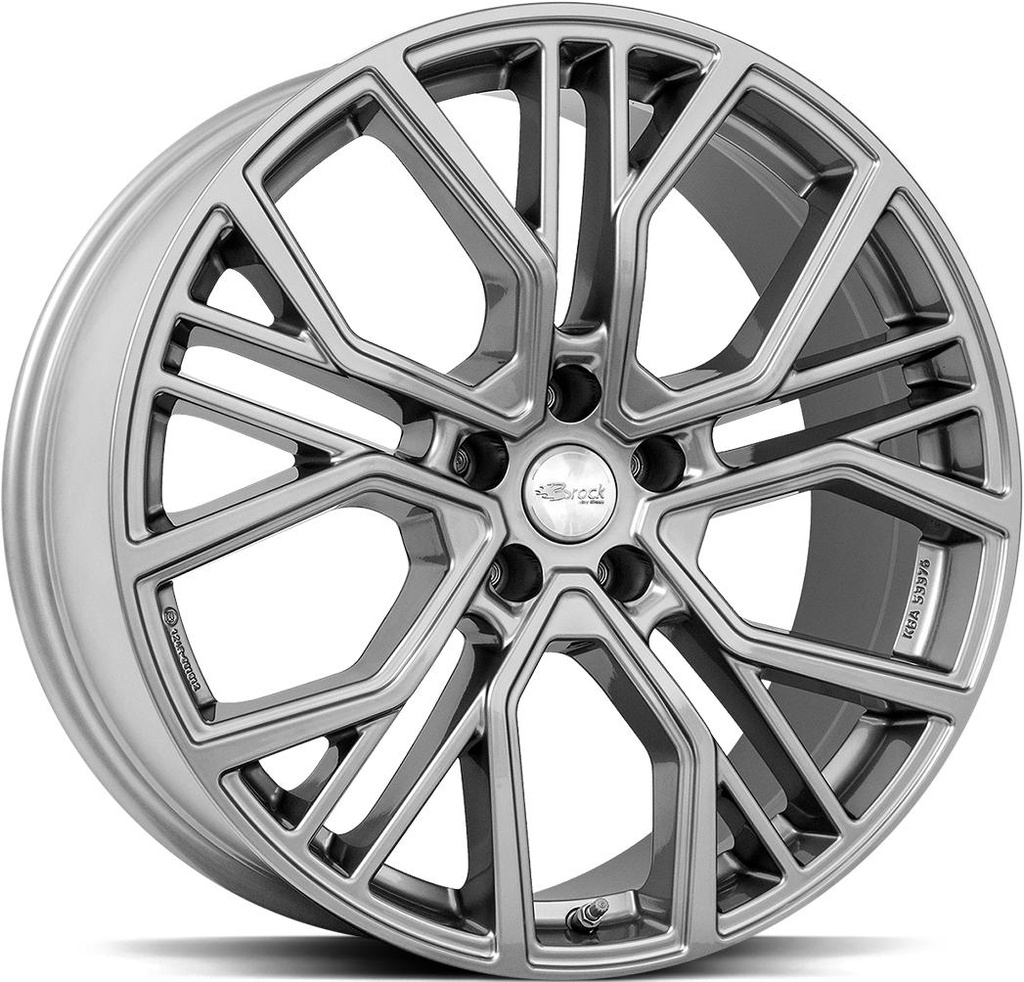 BROCK B41 FERRIC GREY 9.5x21 5/112 ET43 CB66.6