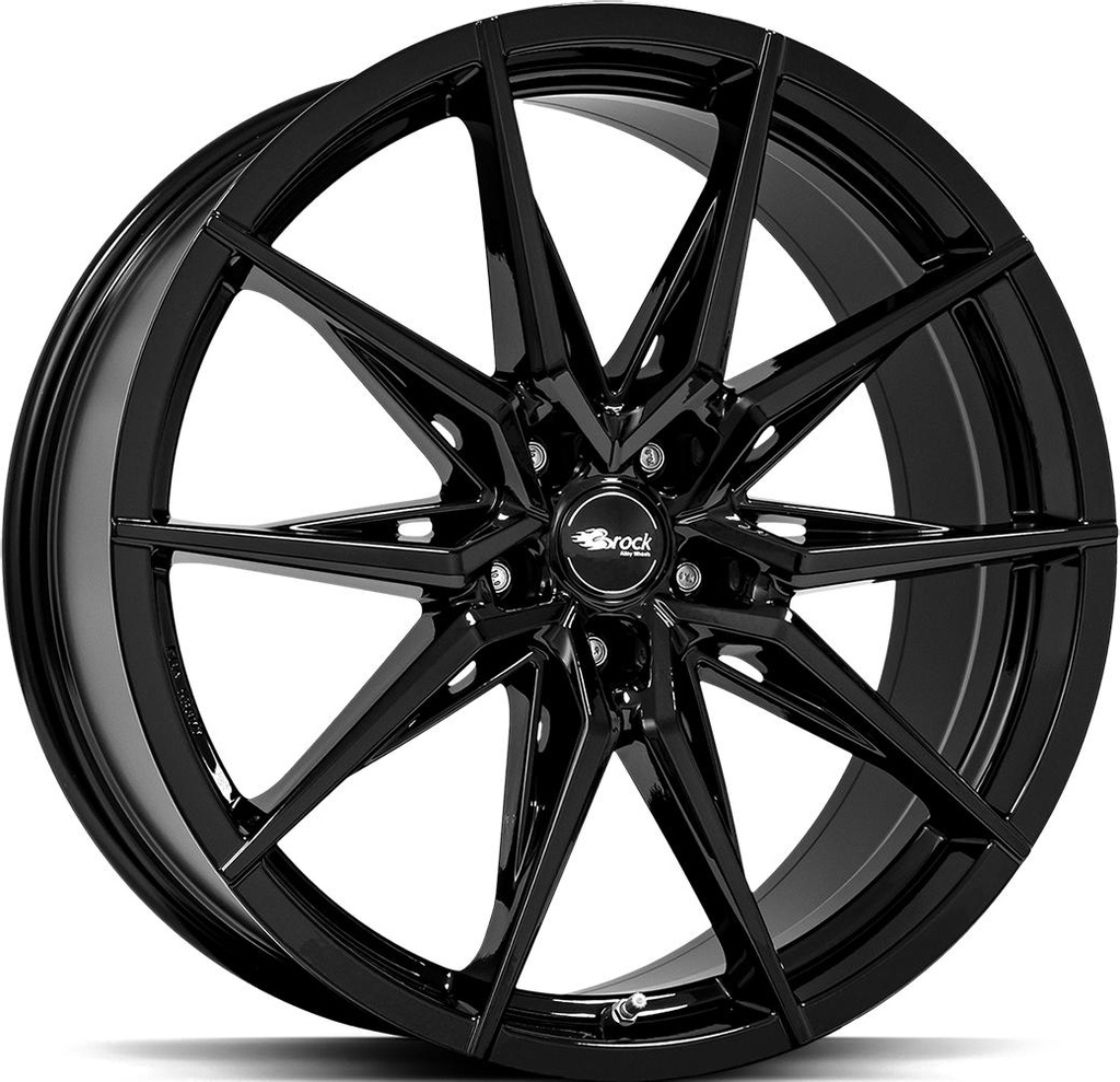 BROCK B42 SHINY BLACK 8.5x20 5/120 ET35 CB72.6