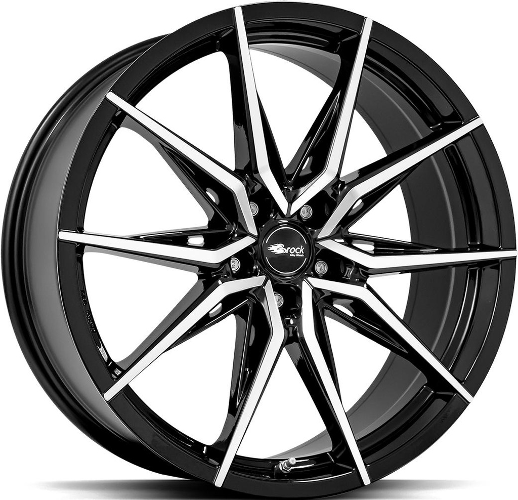 BROCK B42 BLACK FULL POL 9.5x20 5/112 ET25 CB66.6