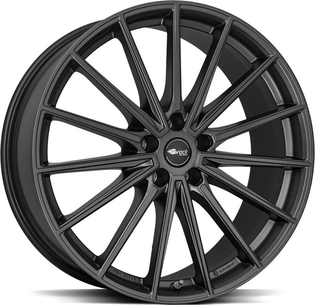 BROCK B43 COSMIC GREY MATT 10x21 5/130 ET33 CB84.1