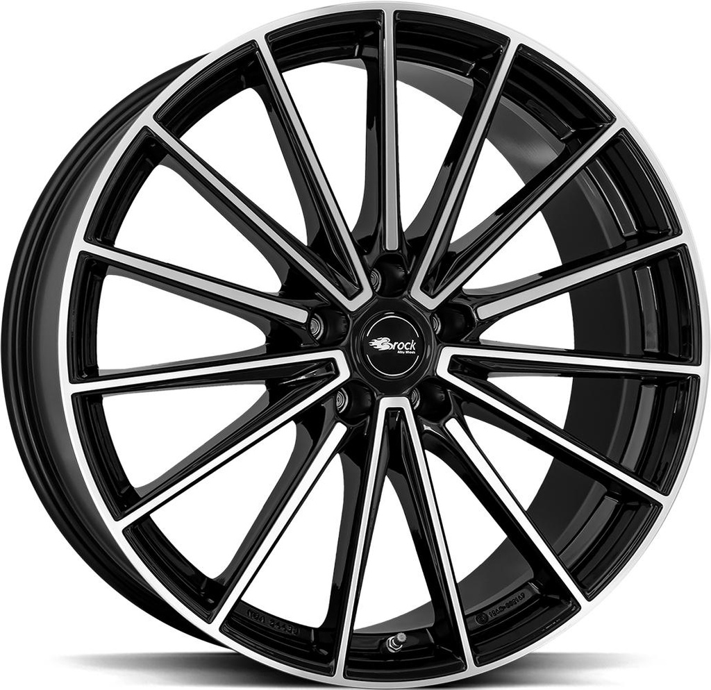 BROCK B43 BLACK FULL POL 8.5x21 5/108 ET49.5 CB63.4