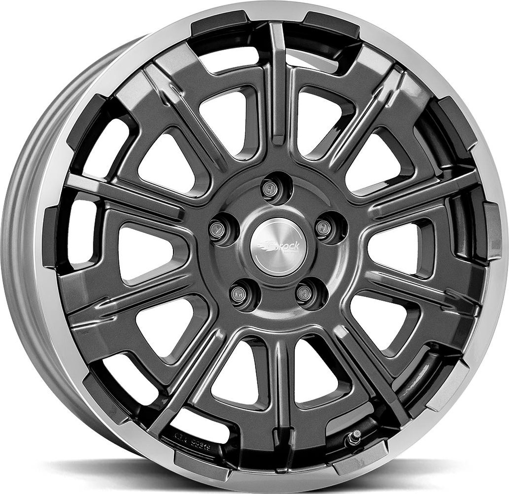 BROCK B45 HIMALAYA GREY POL 7.5x18 5/108 ET45 CB65.1