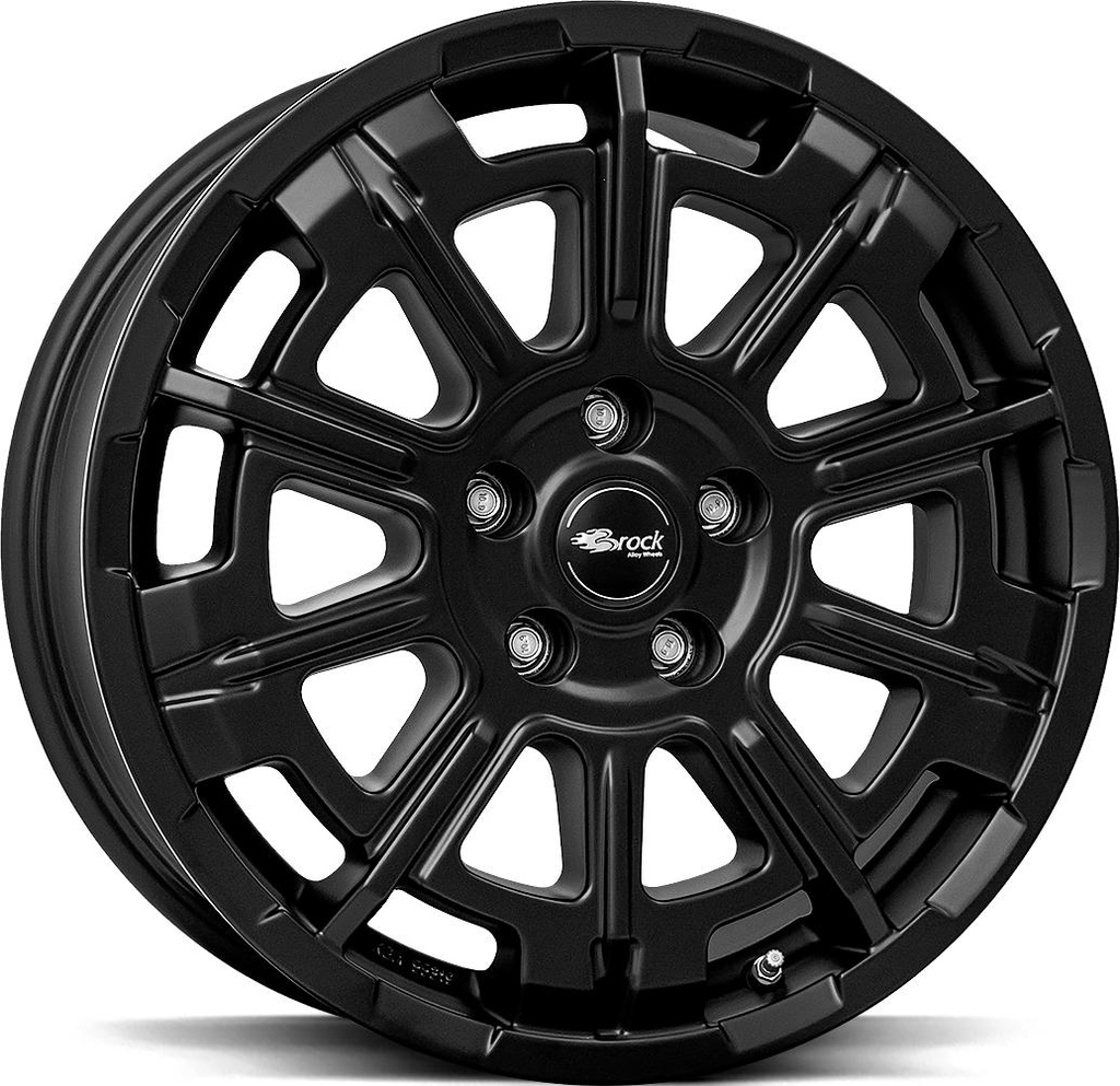 BROCK B45 SATIN BLACK MATT 7.5x18 5/118 ET53 CB71.1