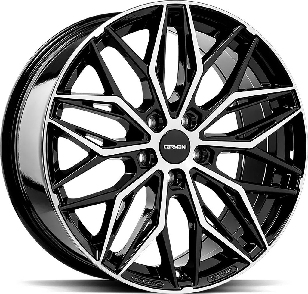 OXGIN MAX BLACK POL 7x17 5/108 ET42 CB65.1