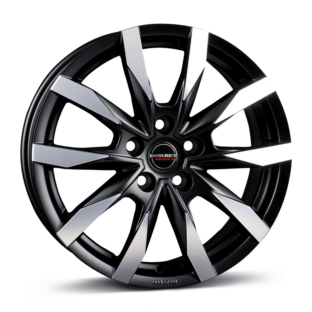 BORBET CW5 BLACK POL MATT 7.5x18 5/130 ET37 CB84.1