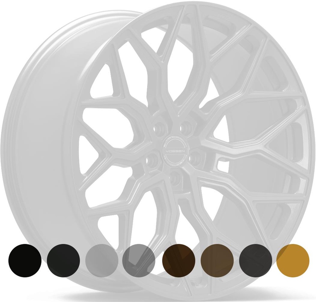 VOSSEN HF2 GLOSS BLACK 10x24 5/112 ET5 CB66.5