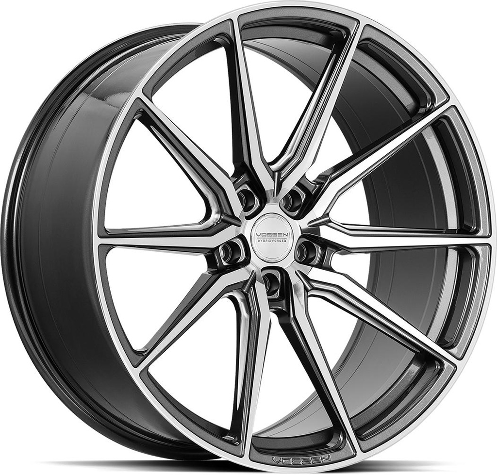 VOSSEN HF3 GLOSS GRAPHITE POL 9x21 5/112 ET32 CB66.6