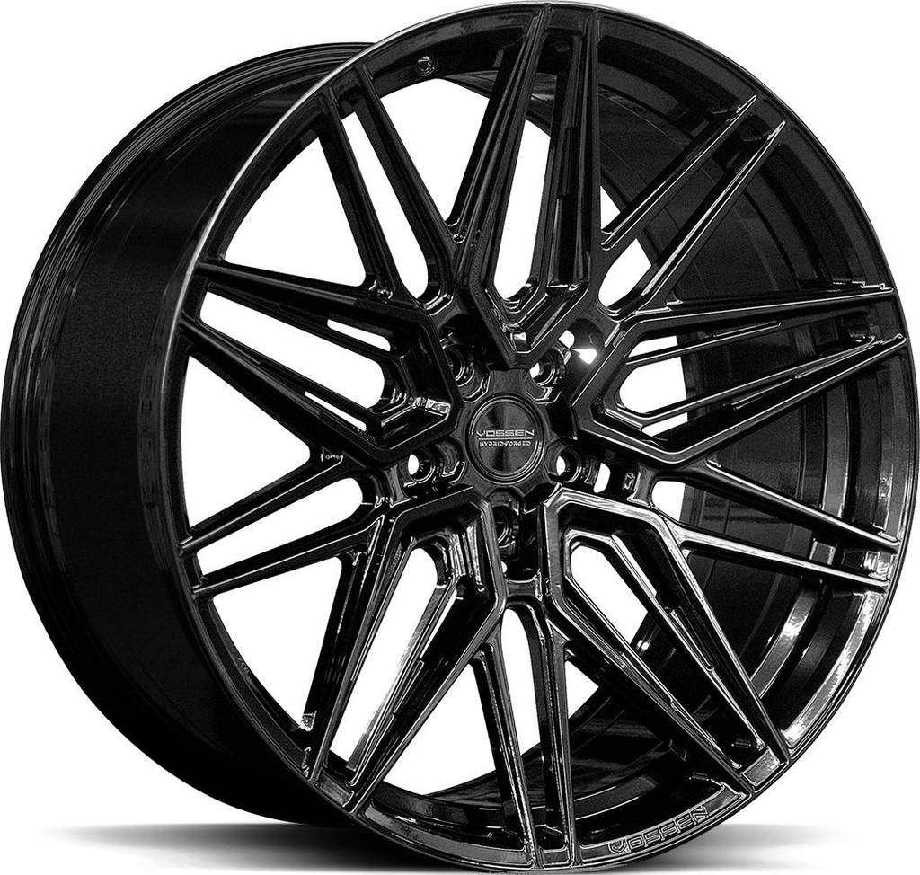 VOSSEN HF7 GLOSS BLACK 9.5x22 5/130 ET42 CB71.6