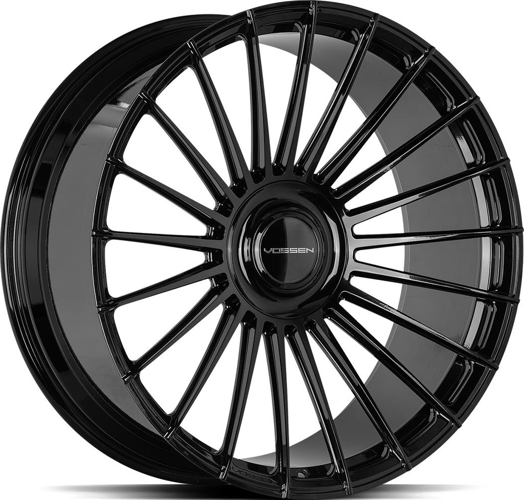 VOSSEN HF8 GLOSS BLACK 9.5x22 5/112 ET8 CB66.6