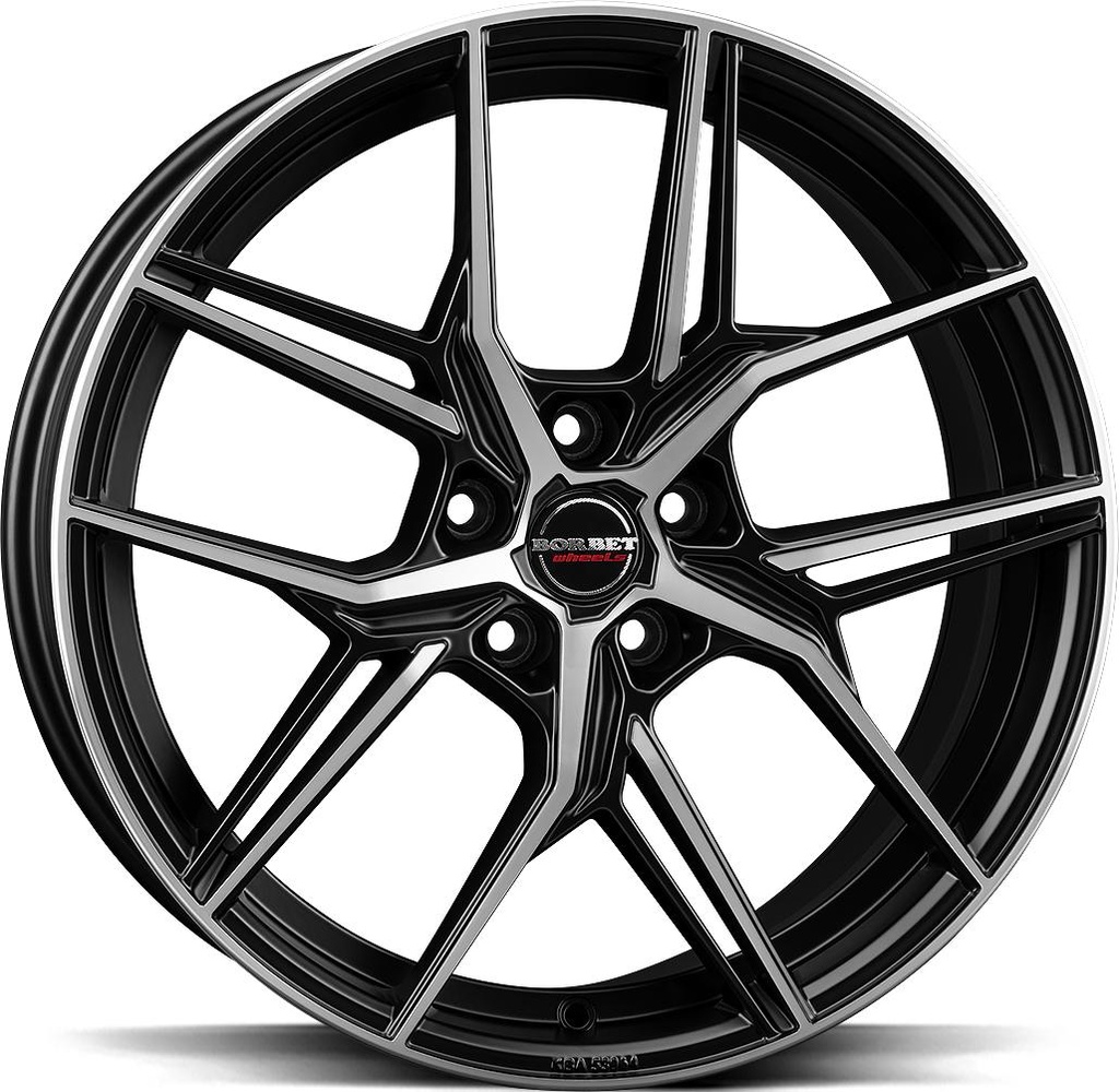 BORBET QX BLACK POL MATT 8x19 5/114.3 ET40 CB72.5