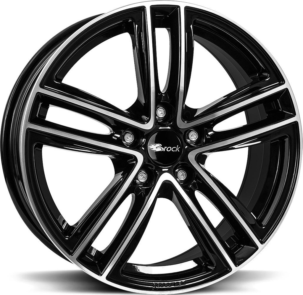 BROCK RC27 BLACK FULL POL 6.5x16 5/114.3 ET50 CB67.1