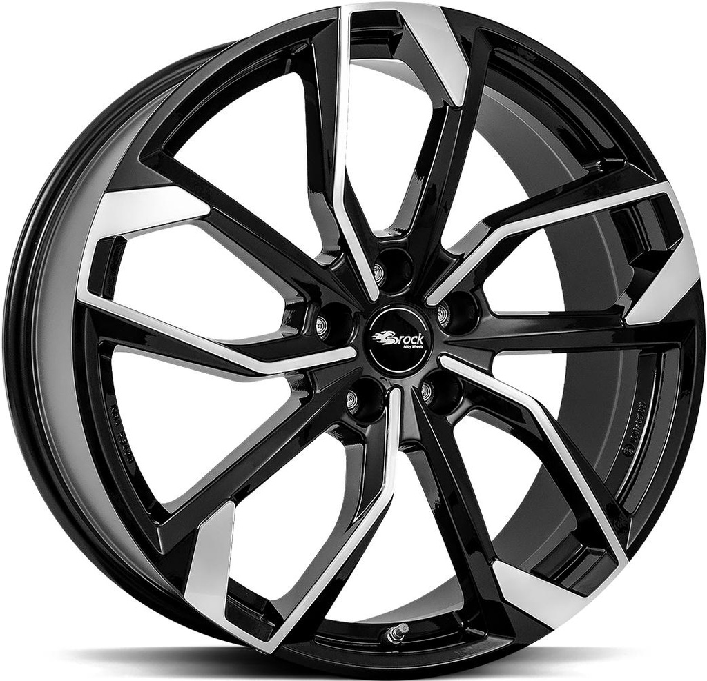 BROCK RC34 BLACK FULL POL 7.5x19 5/112 ET53 CB66.6