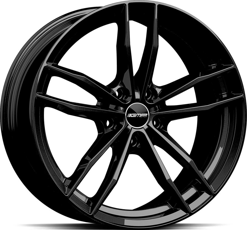 GMP SWAN GLOSS BLACK 7.5x17 5/108 ET30 CB65.1