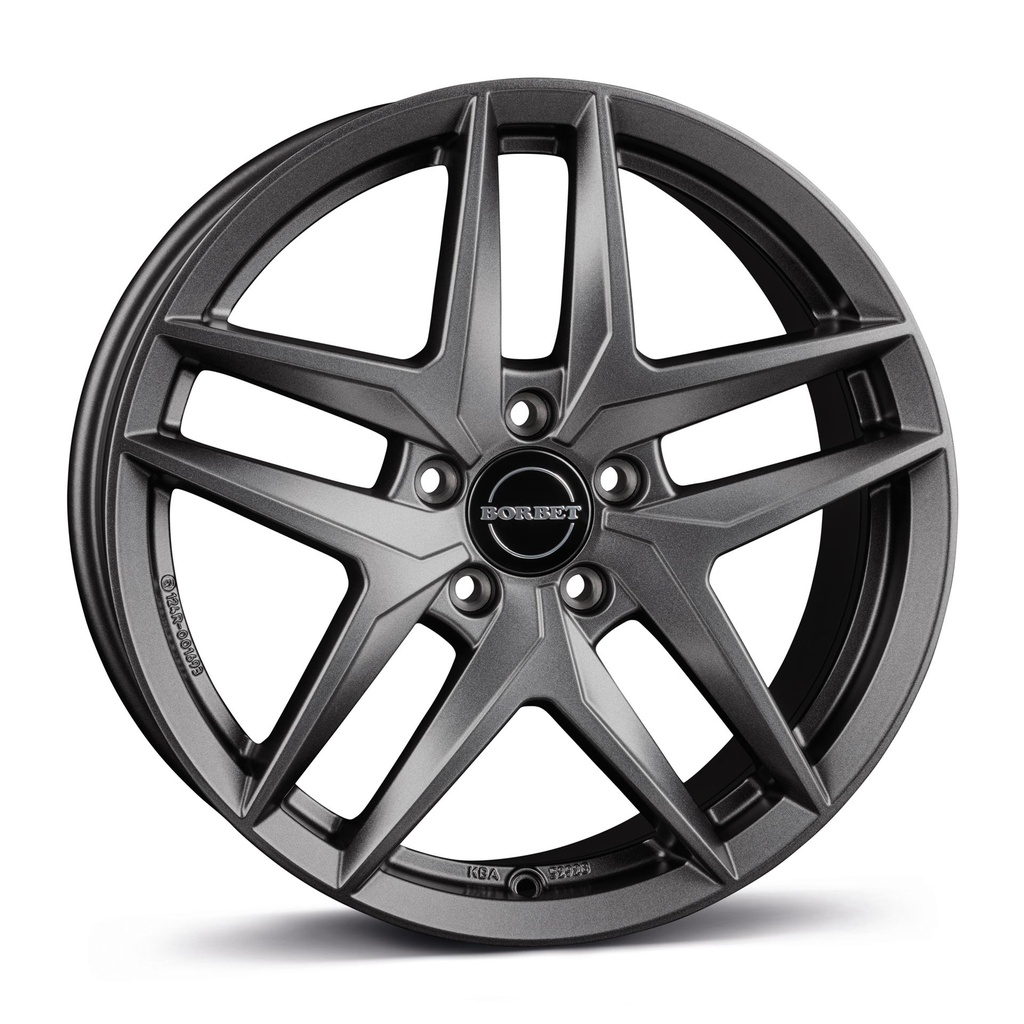 BORBET Z DARK GREY MATT 7.5x17 5/112 ET36 CB66.6