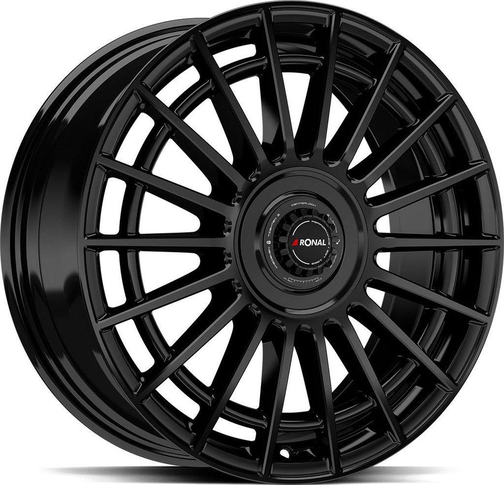 RONAL R73 REV-B JET BLACK MAT 7.5x18 4/98 ET41 CB58.1
