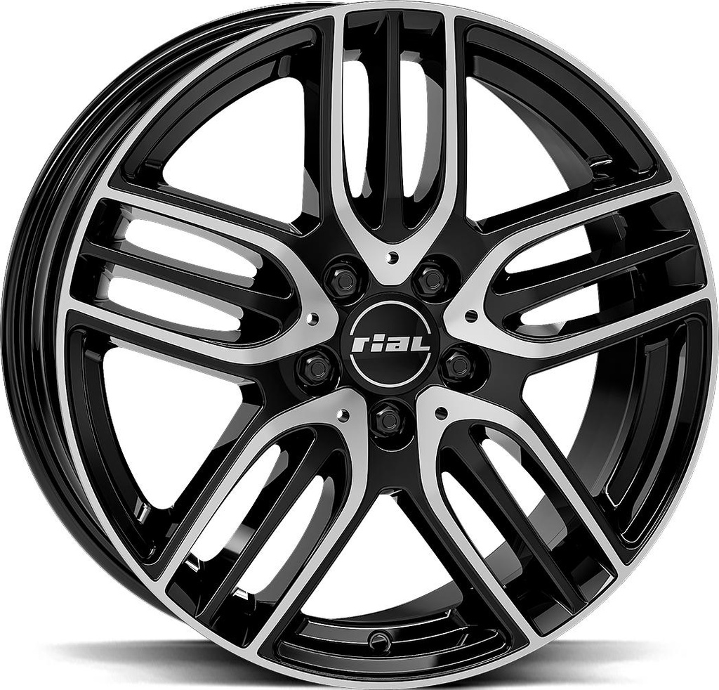 RIAL M14 DIAM BLACK POL 9x18 5/112 ET66 CB66.5