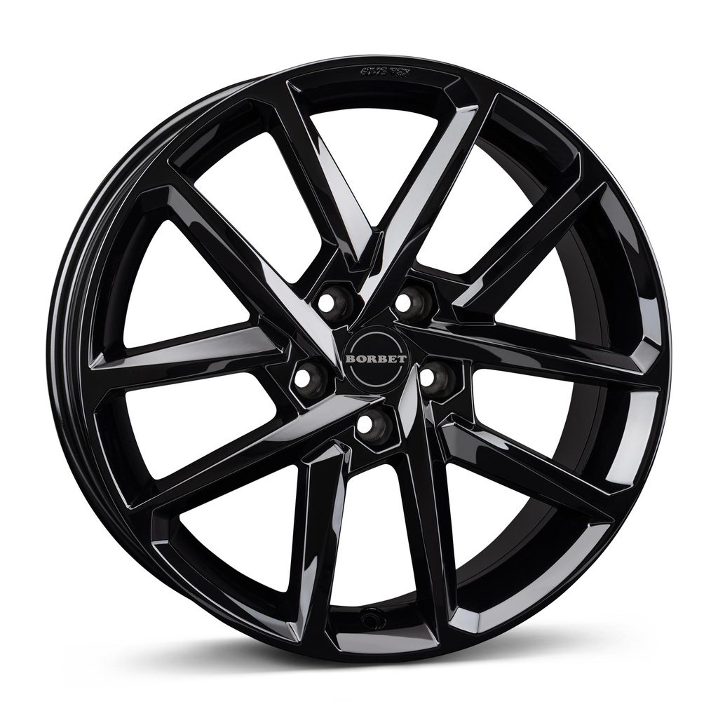 BORBET N BLACK GLOSSY 7.5x17 5/112 ET50 CB72.5