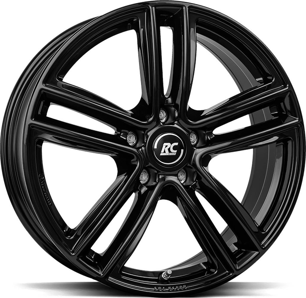 BROCK RC27 SHINY BLACK 6.5x16 5/112 ET40 CB66.7