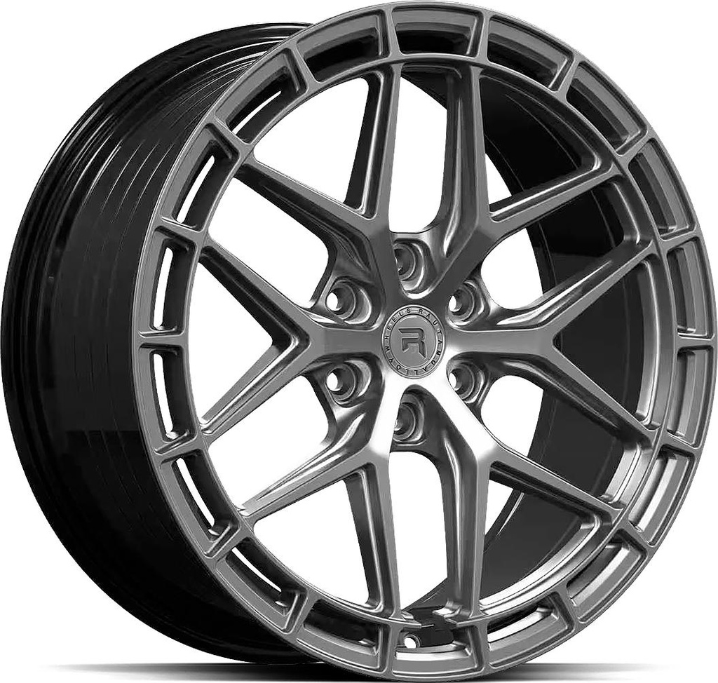 R-SERIES R21 HYPER SILV BLACK 8x18 6/130 ET50 CB84.1