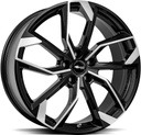 BROCK RC34 BLACK FULL POL 8x18 5/112 ET40 CB66.6