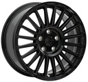 STATUSFÄLGAR D75 GLOSSBLACK 8x17 5/120 ET45 CB74.1