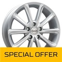 MEGA WHEELS VIRGO SILVER 6x15 4/108 ET25 CB65.1