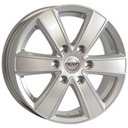 MEGA WHEELS HERCULES 6 SILVER 6.5x16 6/120 ET50 CB74.6