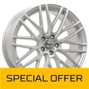 MEGA WHEELS CETUS SILVER 7.5x17 5/108 ET40 CB65.1