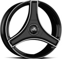 GMP A123 PIANO BLACK DIAM 10.5x22 5/114.3 ET40 CB64.1