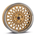 BORBET B GOLD RIM POL 8x17 5/112 ET30 CB66.5