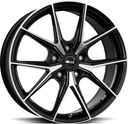 BROCK B40 BLACK FULL POL 8x19 5/112 ET45 CB57.1